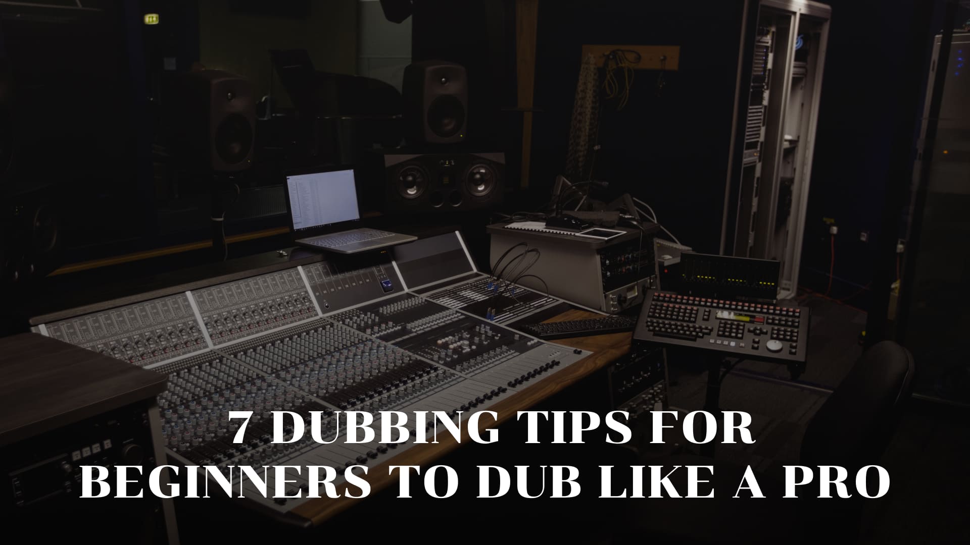 7 Dubbing Tips for Beginners to Dub like a Pro